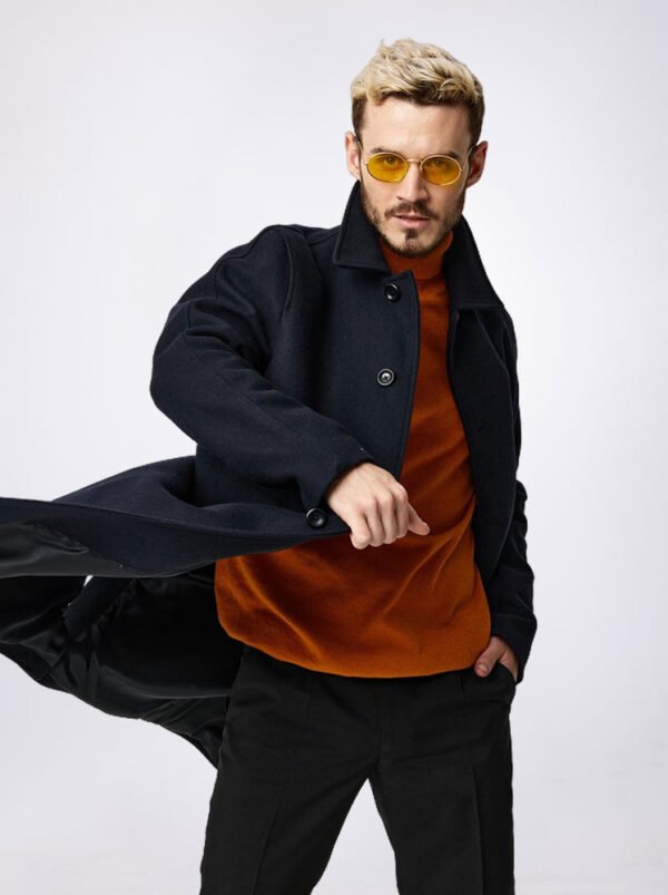Classic Black Leather Jacket - 图片 4